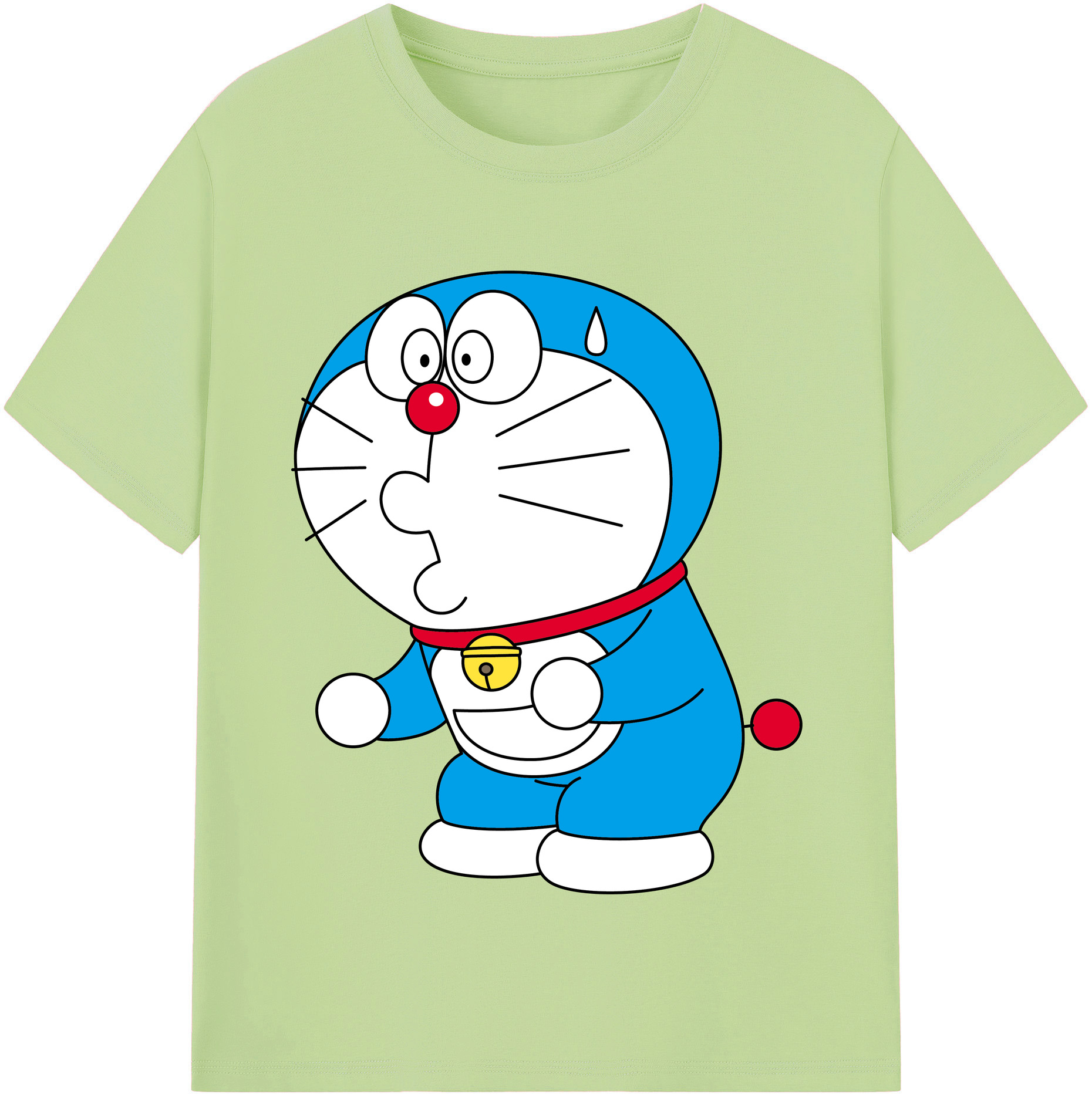 （画像用） ドラえもん Doraemon 綿100％半袖Tシャツ（フロントプリント）